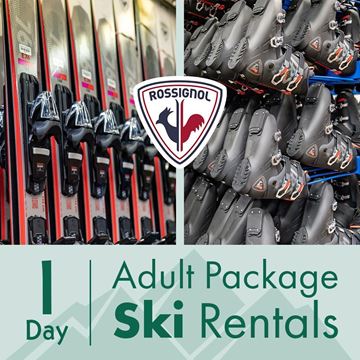 1 Day Adult Ski Rental Package