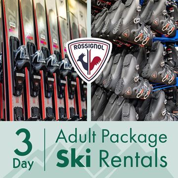 3 Day Adult Ski Rentals Package