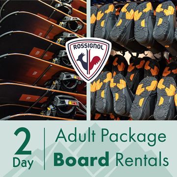 2 Day Adult Snowboard Rental Package