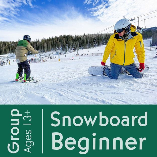 Beginner Teen and Adult Half Day Snowboard Group Lessons
