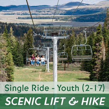 Scenic Lift Ride and Hiking - Single Ride Youth (2-17)