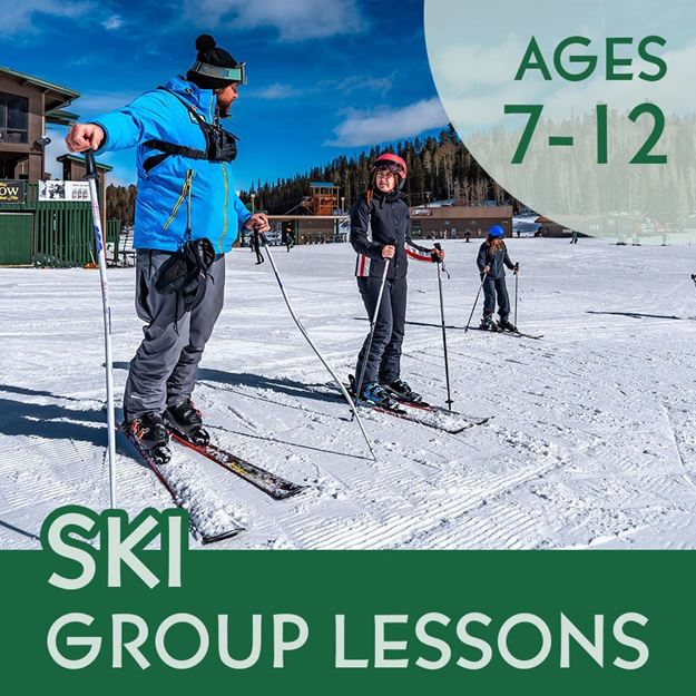 Ages 7-12 Group Ski Lessons
